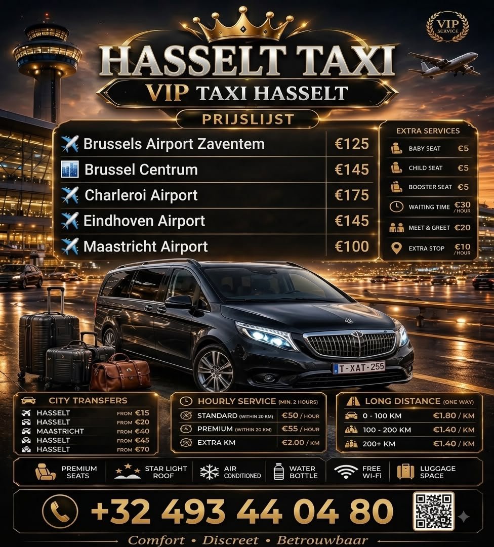 Hasselt Taxi Tarieven